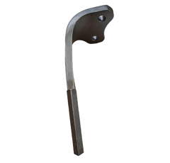 Dent de herse rotative Gauche carbure triangulaires KUHN 52539500 adaptable