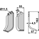 Fräsmesser Rechts 162 x 55 Bungartz Nachbau