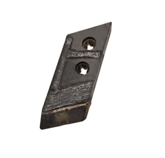Pointe plate Gauche carbure et rechargement pour charrue AMAZONE VNPK8.011.02A adaptable