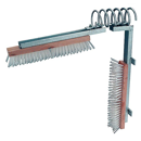 Rückenscheuerleiste - Bürste mit Holzrücken