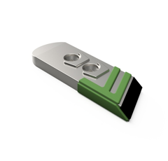 Pointe Gauche avec plaquettes carbure et rechargement UNIA 1153152 adaptable