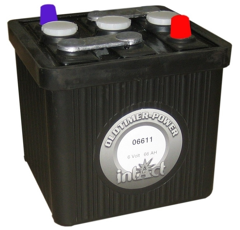 Batterie 6 V 66 AH Batterie Oldtimer trocken vorgeladen