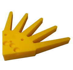 Quart étoile plastique pour bineuse à doigts mini-maxi Ø 540 mm - KULT