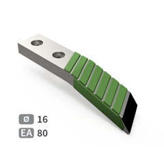Pointe Gauche de décompacteur carbure MICHEL 13100074 adaptable