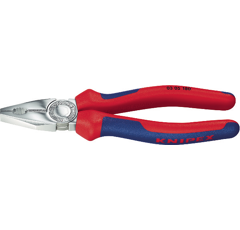 Pince universelle chromée 180 mm avec gaines bi-matière