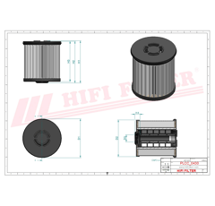 Filtre à gasoil adaptable HIFI FILTER SN25182