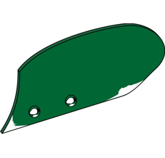 Düngereinlegerstreichblech - links KK066881M Kverneland by Muzzi Industrie