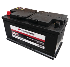 Batterie tracteur 12v 95Ah 750A + à gauche | TECHNI-POWER