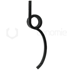 Dent efface-traces droite 30 x 30 mm pour semoir adaptable