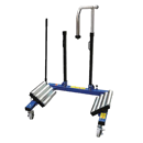 Reifenwechsler mit 4 Laufräder für Reifen von 1120 mm bis 2200 mm   