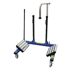 Reifenwechsler mit 4 Laufräder für Reifen von 1120 mm bis 2200 mm   