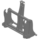 Interface d'accroche pour relevage 3pts 3PTS CAT 3 N/MANITOU adaptable