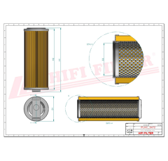 Filtre hydraulique de direction adaptable HIFI FILTER SH62279