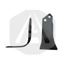 Lame gauche 135 x 65 x 185 mm pour fraise adaptable