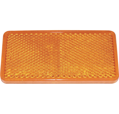 Rückstrahler orange zum Aufkleben 94 x 44 mm Nachbau