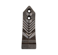 Pointe de déchaumeur avec plaquettes carbure KUHN 221540 adaptable