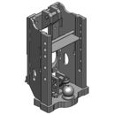 Lagerbock HVLB, Kugel 80W= 330 S32, Deutz DX Agrostar Schwarz, Scharmüller