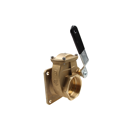 Messingschieber mit Handhebel Art.0034Flansch / Gewindeschieber MZ