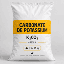 Carbonate de Potassium - sac 25 kg