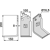 Lame gauche pour fraise rotative HOWARD 3000762719V adaptable