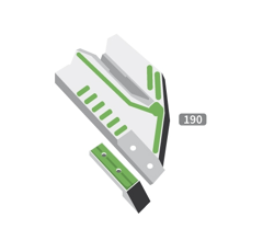 Lame Gauche avec carbure, rechargement AGRISEM TCS 554 adaptable