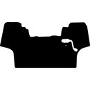 Passform Gummimatte passend für John Deere 5 E - ab Bj. 2018->