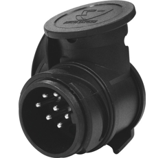 Adaptateur court 13 plots mâles - 7 plots femelles - JAEGER ERICH