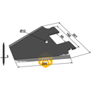 Couteau pour mélangeuse SCHUITEMAKER 433.0112 adaptable - Blacksteel©