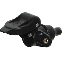 Socle 2 plots fixation 2 trous 45 mm adaptable