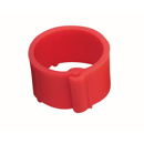 Lot de 100 bagues rouges à clips- CHICK'A