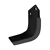 Lame gauche pour Fraise/Rotavator TORTELLA 2985216 adaptable - Blacksteel©