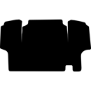 Tapis de sol cabine en velours noir cabine tracteur CASE IH 955 - 1055XL