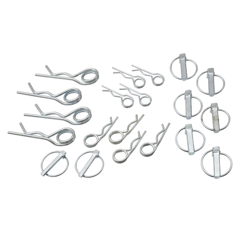 Assortiment de 12 goupilles Bêta et clips