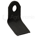 Couteau-Y pour broyeur 125x60mm BREVIGLIERI / BREVIAGRI adaptable 