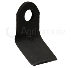 Couteau-Y pour broyeur 125x60mm BREVIGLIERI / BREVIAGRI adaptable 