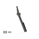 Dent de herse rotative Droite 3 plaquettes carbure, vissée LELY 116000114 adaptable