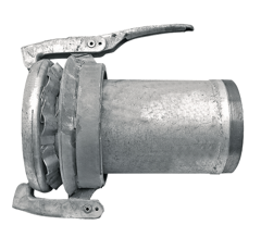 Raccord femelle Ø 108 - 145,5 mm avec filetage mâle adaptable