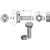 Pflugschraube M14x2x35 mit Sechskantmutter - Mehrere Marken