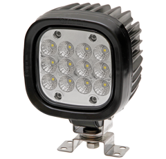 Phare de travail Carré 12 LED 12V 62W 4650 lumens