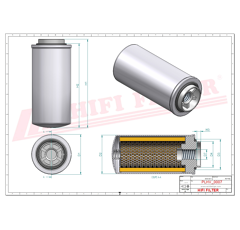 Filtre hydraulique adaptable HIFI FILTER SH63582