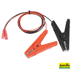 Câble de raccordement 12 V pour électrificateurs sur pile 9 V - PATURA