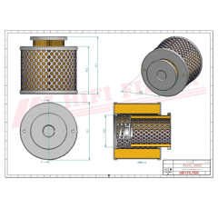 Filtre hydraulique adaptable HIFI FILTER SH52165