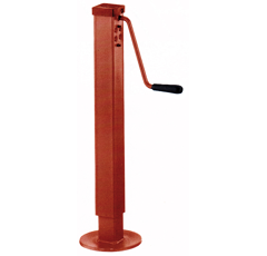 Pied béquille avec manivelle verticale 320 mm adaptable