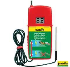 Voltmètre numérique avec simulateur de contact animal sur clôture - PATURA