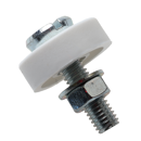 Kennzeichenschraube KZS520WEISS ohne PVC-Kappe - 100 Stk.