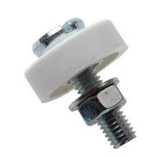 Kennzeichenschraube KZS520WEISS ohne PVC-Kappe - 100 Stk.