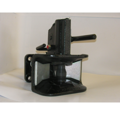 Flanschzugmaul  140x80 mm, Ø 38 mm Schwarz 051403021A02     