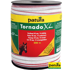 Ruban tornado xl 40 mm - rouleau 200 m - PATURA