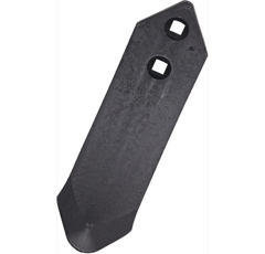 Pointe de soc 280 x 80 mm pour cultivateur KUHN-HUARD H2237810 - H2212540 - BlackSteel©