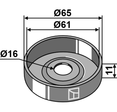 Lagerdeckel für Sämaschine GREAT PLAINS Nachbau  